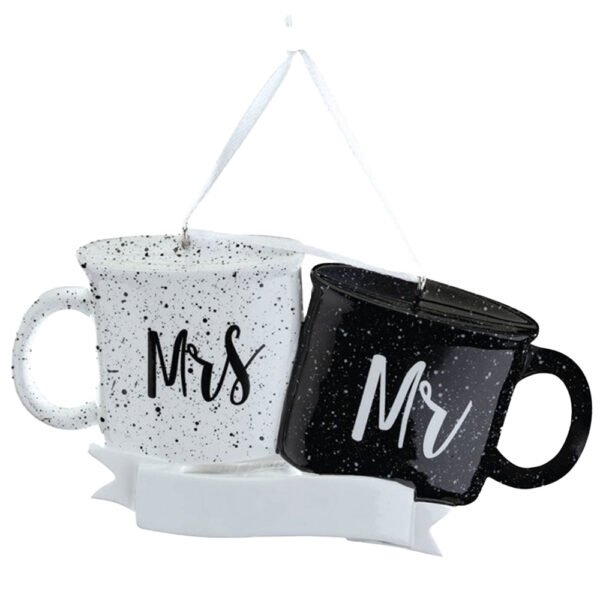 Personalized Mr. & Mrs. Ornament - Image 2